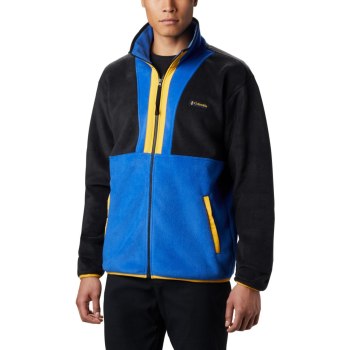 Pánské Bundy Columbia Back Bowl Full Zip Fleece Černé JCOVNT503